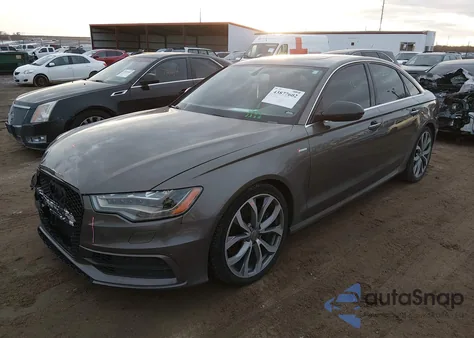 2014 Audi A6 3.0T Premium Plus from USA, damaged, VIN WAUHGAFC2EN004015